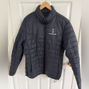 Men's Black Quilted Jacket